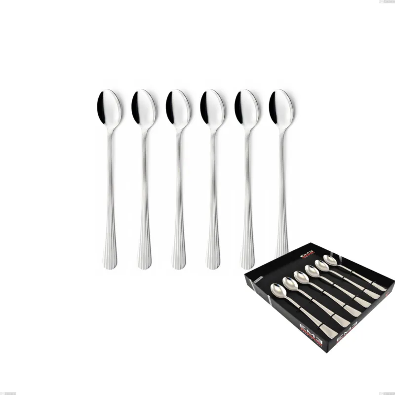 Scelto Dai Clienti Confezione vetrina 6 pezzi cucchiaini bibita Eden, inox 18.10 (AISI304) , spessore 3.0 mm Eme Posaterie