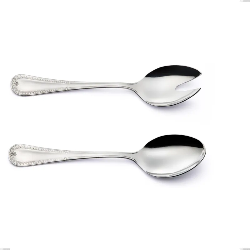 Coppia insalata Firenze, Acciaio inox 18.10 (Aisi304) , spessore 2.5 mm, lunghezza 233 mm inox lucido Eme Posaterie Novità