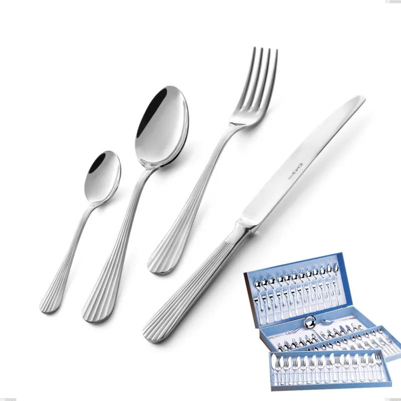 Compra Online Servizio di posate 113 pezzi in astuccio regalo Eden, inox 18.10 (AISI304) , spessore 3.0 mm Eme Posaterie