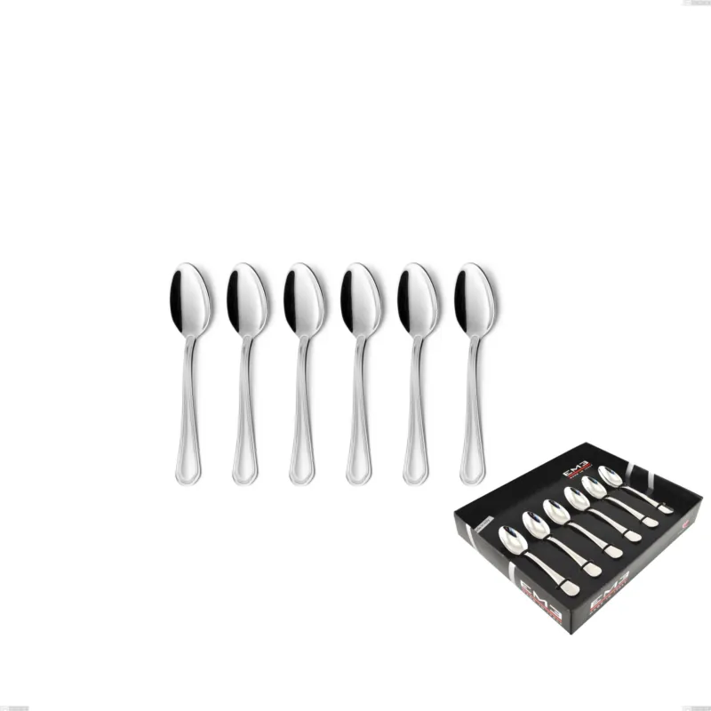 Compra Online Confezione vetrina 6 pezzi moka Domus, inox 18.10 (AISI304), spessore 3.0 mm Eme Posaterie