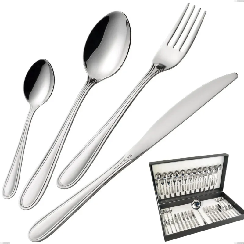 Solo Oggi Astuccio 49 pezzi coltello economico City, Inox 18.10 (Aisi304), spessore 1.8 mm Eme Posaterie