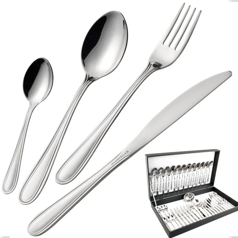 Novità Astuccio 51 pezzi coltello economico City, Inox 18.10 (Aisi304), spessore 1.8 mm Eme Posaterie