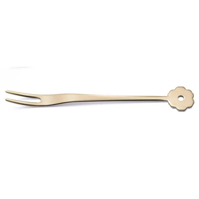 Soddisfatti O Rimborsati Forchettina party CADEAU in acciaio 18.10 AISI430 127 mm Giglio ROSE‘ brunito lucido Eme Posaterie