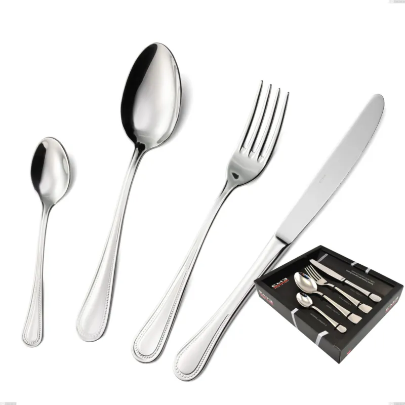 Servizio Posate PRIVILEGE 24 pezzi 6 posti tavola 6 Coltelli 6 Forchette 6 Cucchiai 6 Cucchiaini caffè in acciaio 18/10 Eme Posaterie Acquista Ora