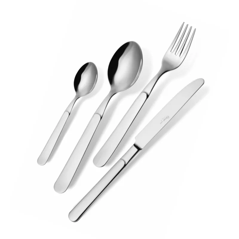 Servizio Posate ARES 24 pezzi 6 posti tavola acciaio inox 18.10 AISI304 2 mm Eme Posaterie Occasione Imperdibile