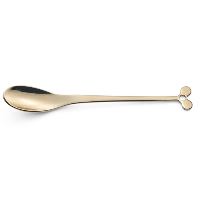 Promozione Esclusiva Cucchiaino Espresso e Moka CADEAU in acciaio 18.10 AISI430 112 mm elica ROSE‘ brunito lucido Eme Posaterie