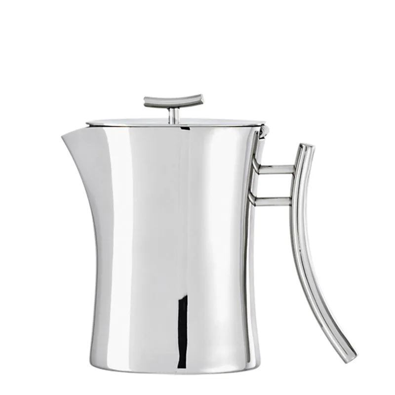 Caffettiera in acciaio 18/10 linea Bamboo Sambonet 160 CL - Peso 1,11 kg inox lucidato a specchio Sambonet Esclusivo