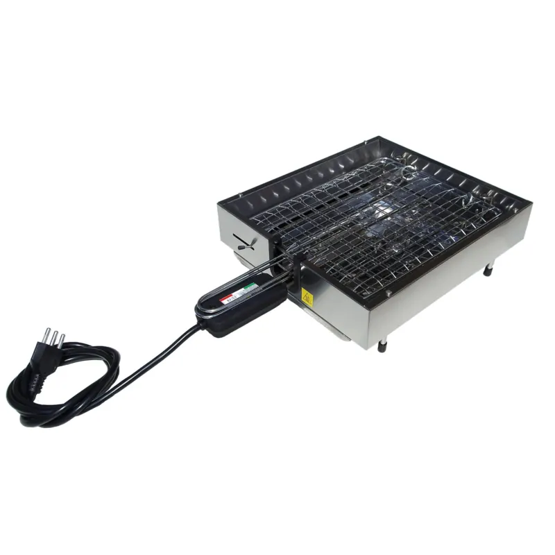 Bistecchiera elettrica LUSSO con bordo e resistenza 29x48x11 cm -1900W 220V Stella Offerta Lampo