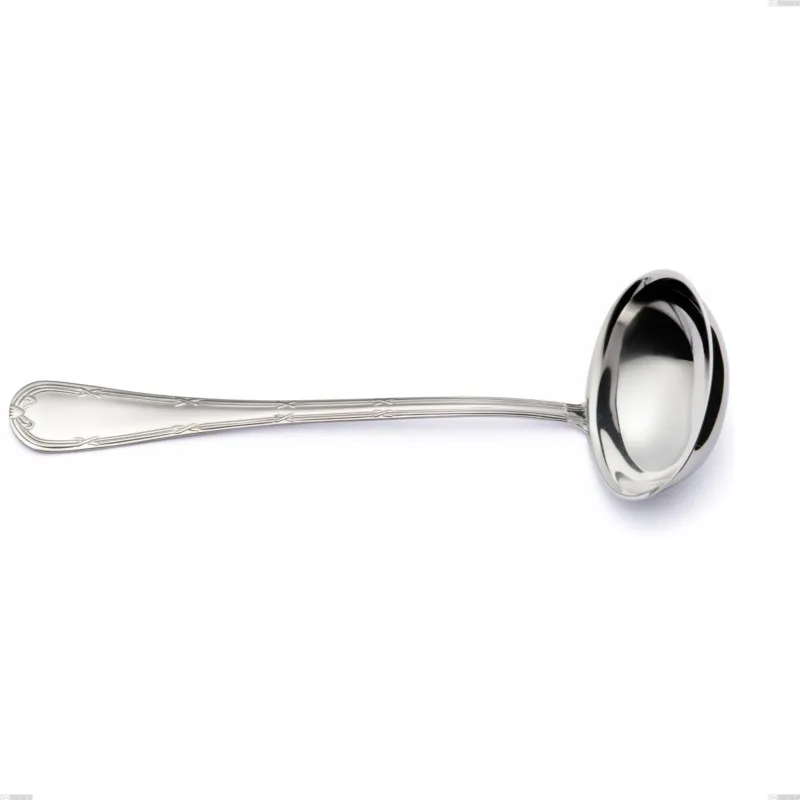 Mestolo Luigi XVI, Acciaio Inox 18.10 (AISI304), spessore 3.00 mm, Lunghezza 287 mm Eme Posaterie Compra Adesso
