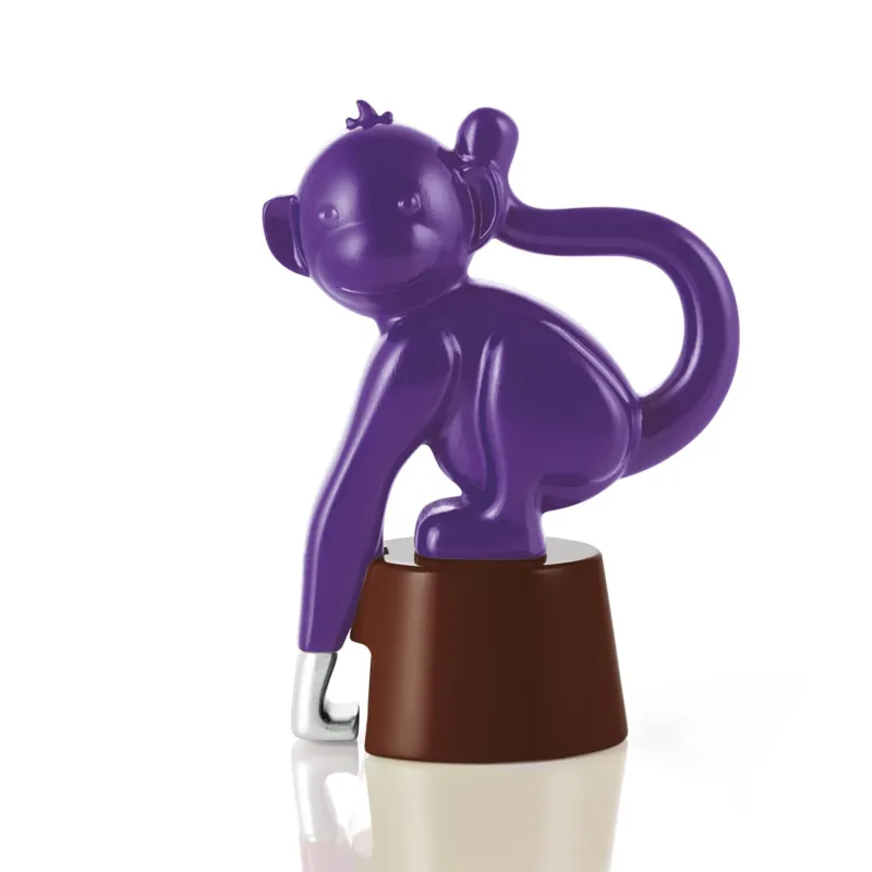 Cavatappi in ABS Scimmietta 7x 4,5 x h 8,5 cm in confezione regalo e-my Must-Have