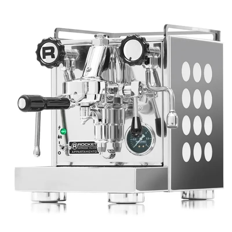 Macchina Espresso ROCKET appartamento appartamento 33,5x43,20x h 10 cm - peso 23 kg laterali colore bianco Rocket Espresso Economico