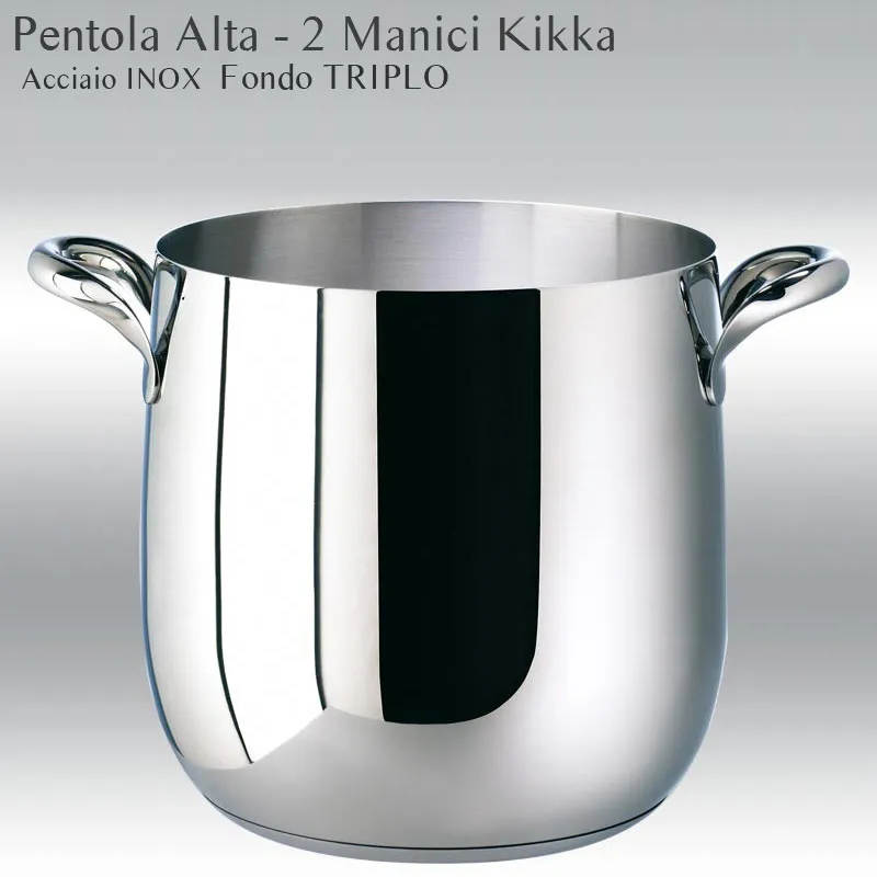 Compra Adesso Pentola Alta Kikka Sambonet In Acciaio 18/10 Lucido Ø16 x h17,6 cm - 4,0 lt adatta a tutti i tipi di cotture Sambonet