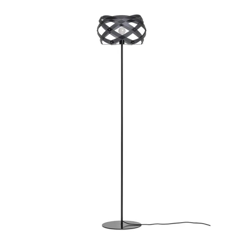 Scelto Dai Clienti Lampada da terra in Cristallo acrilico NUCLEA diametro 53xh 187 cm, Lampadine 1 x 70 W max - E27 HGS Paralume in metacrilato colore Grigio fumè Emporium