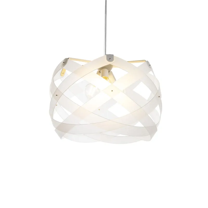 Compra Oggi Stesso Lampadario a sospensione NUCLEA MAXI 3 Luci Ø 67x h 30 cm - Peso 4,4 kg Supporto in Metallo Paralume in metacrilato Trasparente Satinato Emporium