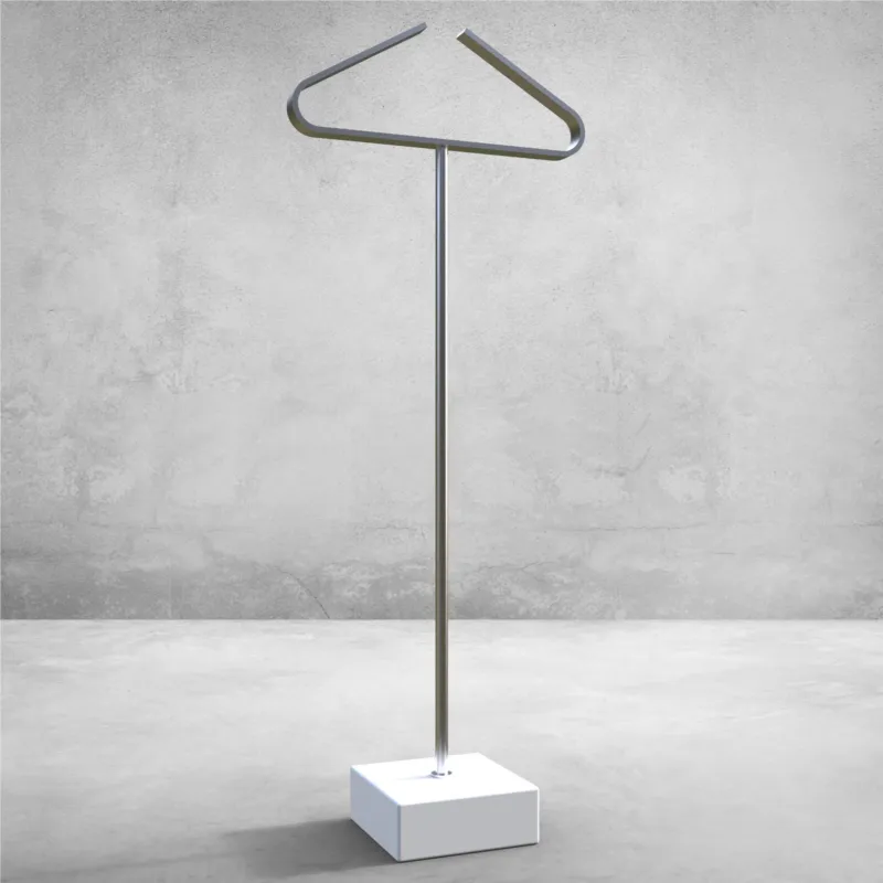 Servomuto tubo di in metallo in metallo Base In Marmo UNICUM 2 dimensioni 20x46x h 112,5 cm peso 17 kg colore cromo INSILVIS Offerta Limitata