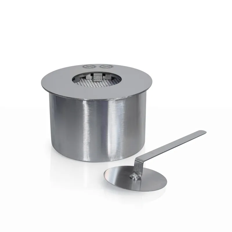 Bruciatore tondo per camino a bioetanolo biocamino inox 1,5 lt d.17 cm DivinaFire Compra Oggi Stesso