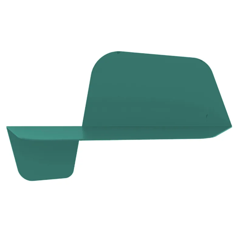 Mensola da Parete in acciaio sagomato verniciato a polvere FLAP 600 Ali Di Farfalla Dimensioni 59x29xh26 cm colore Salvia Meme Design Spedizione Espresso