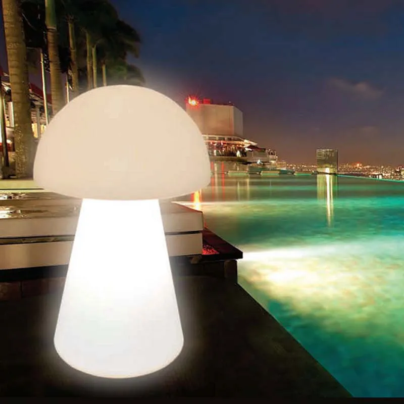 Ultime Pezzi Lampada fungo in polietilene JELLY 80 cm ideal per uso interno ed esterno Neutro Kloris