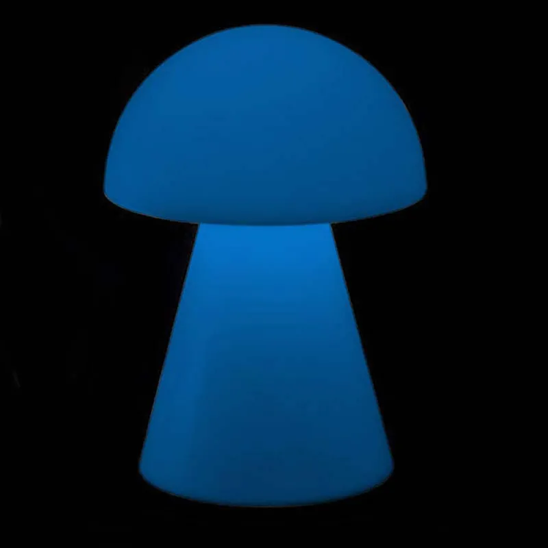 Novità Lampada fungo in polietilene JELLY 110cm ideal per uso interno ed esterno Blu Kloris