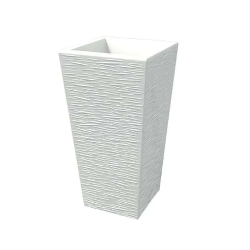 A Buon Prezzo Portavaso Vaso in polietilene EGIZIO rustico Dimensioni 34x24x h 66 cm ideale per arredare al meglio sia un ambiente interno che esterno Neutro Kloris