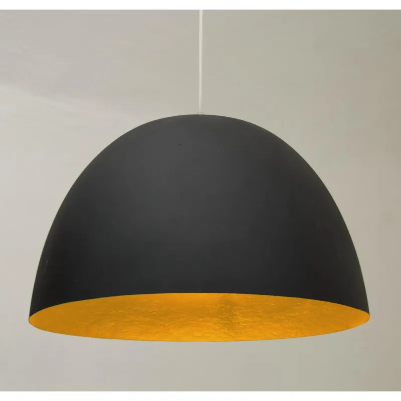 Lampada a Sospensione H20 in nebulite Ø 46xh27,5 Nero Arancio In.Es ArtDesign Prezzo Di Fabbrica