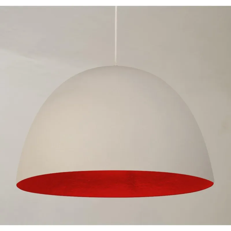 Lampada a Sospensione H20 in nebulite Ø 46xh27,5 Bianco Rosso In.Es ArtDesign Novità