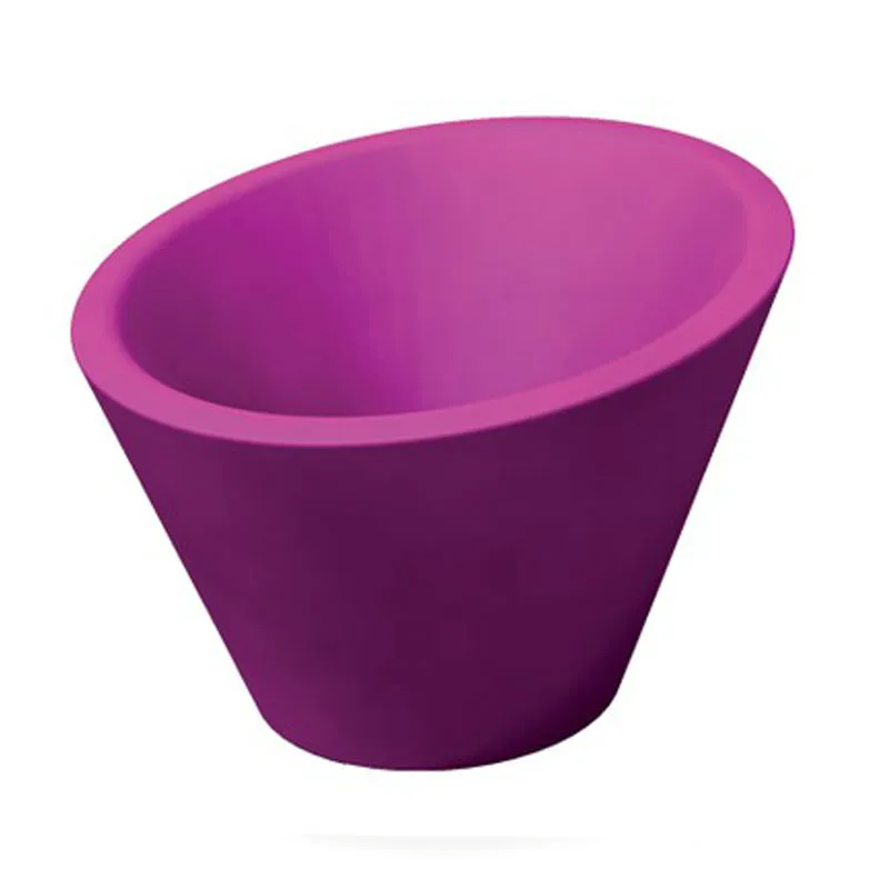 Affare Portavaso Dorico per esternointerno in polietilene Viola 680xh370xh500 Kloris