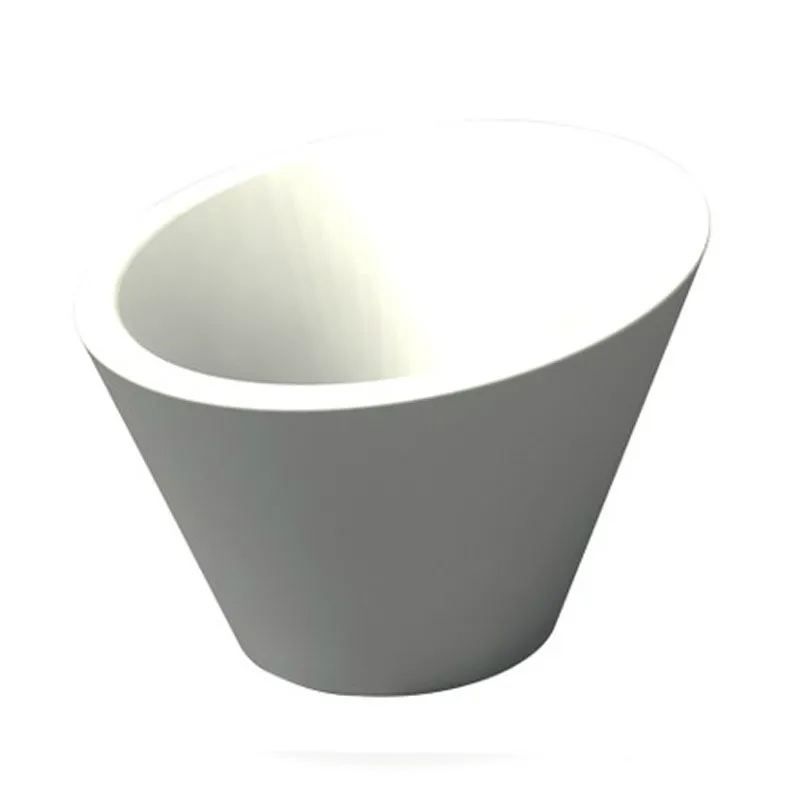 Promo Stagionale Portavaso Dorico per esternointerno in polietilene Bianco 680xh370xh500 Kloris