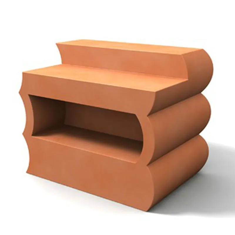 Bancone Clipper in poliestere 1450x880xh 1105 mm arancio Kloris Offerta Speciale
