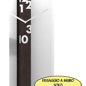 Economico Orologio wengè Il tempo stringe in legno 6xh150cm Progetti