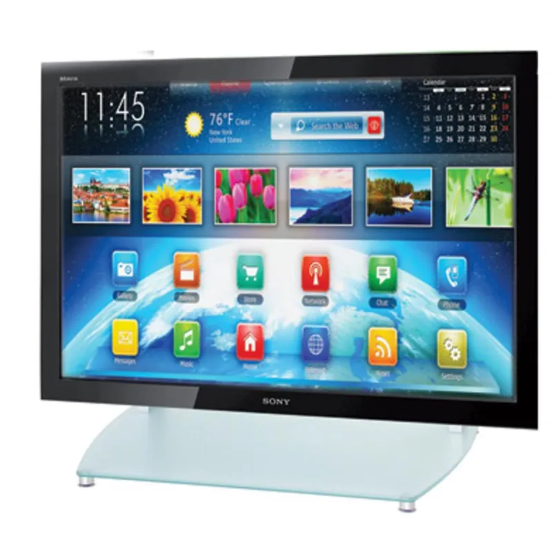 Base da tavolo per TV LCD da 20 a 42 Pollici 54x39xh40 cm portata Max 25 Kg Tecnidea Di Tendenza