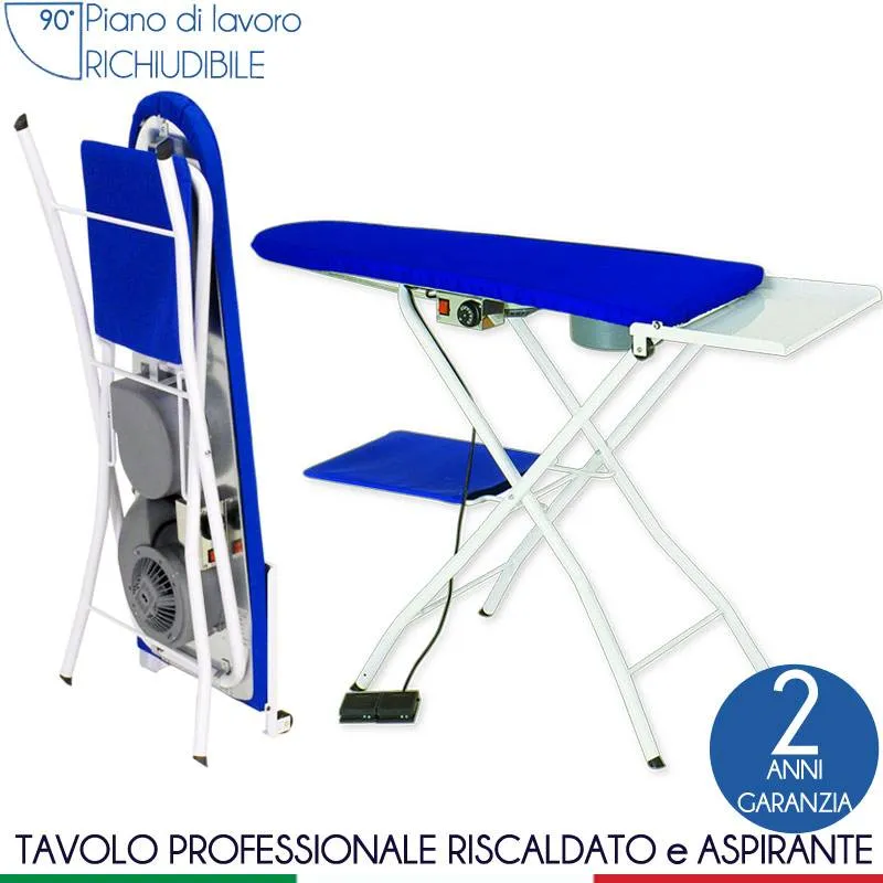 Asse da stiro aspirante e riscaldato regolazione con termostato New Jolly 110x40 cm regolabile in due altezze Bieffe Srl Offerta