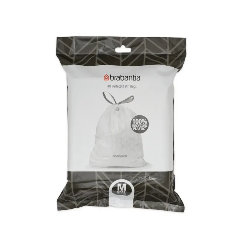 Subito Disponibile PerfectFit - Sacchetti per Bo Touch Bin, Dispenser,60 L (M) - 40 pezzi