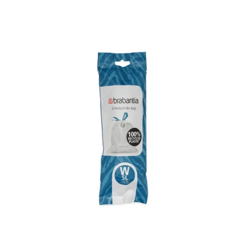 Popolare PerfectFit - Sacchetti per Bo Touch Bin, Rotolo,5 L (W) - 20 pz.