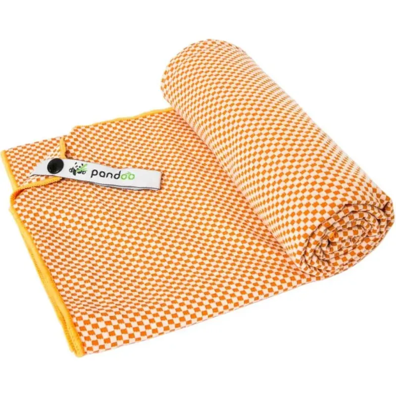 Ultimissimo Modello Asciugamano da Viaggio in Fibra di Carbone Attivo di Bambù, 200 x 80 cm,Arancione