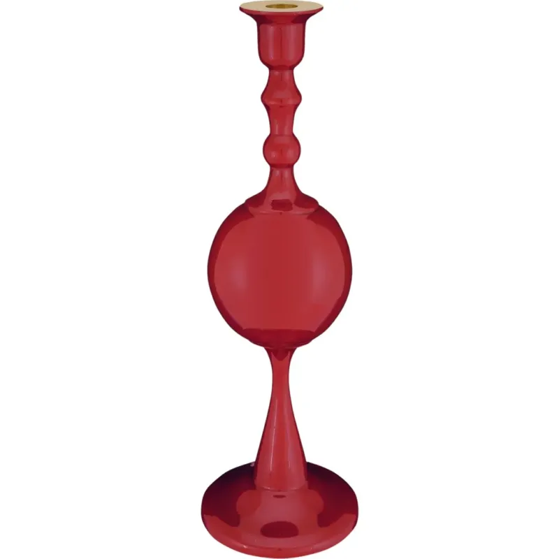 Metal Sphere - Portacandela Dark Red,37 cm Subito Disponibile
