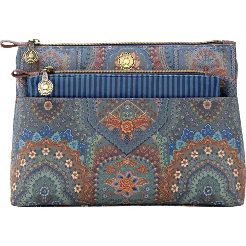 Economico Jabali - Set di Necessaire Caryn,Blu