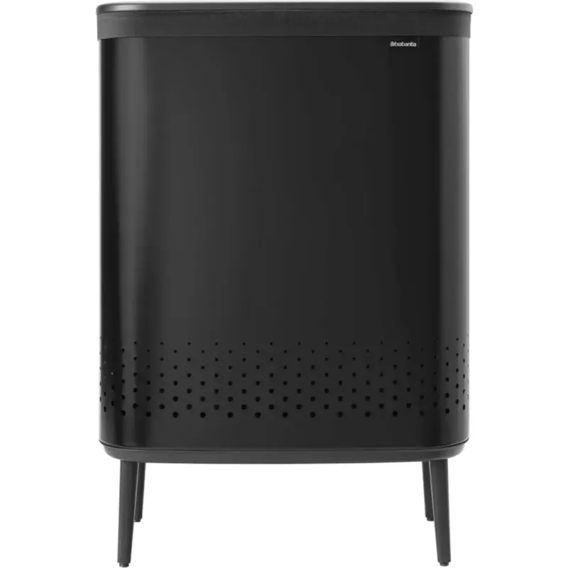 Ordina Subito Bo Hi - Portabiancheria - 2 x 45 L,Matt Black