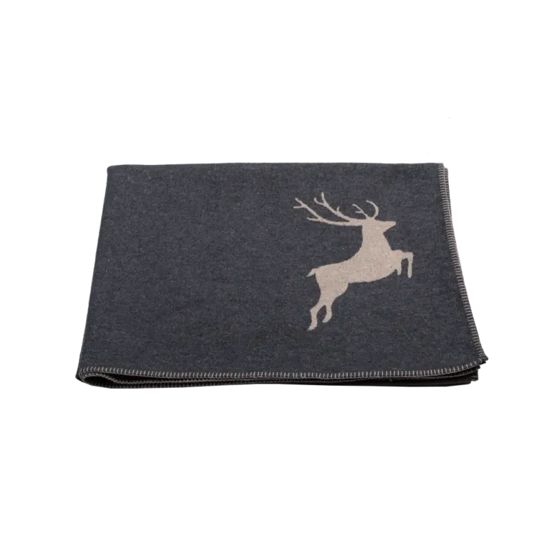 Di Tendenza SYLT - Coperta con Punto Decorativo ,Antracite