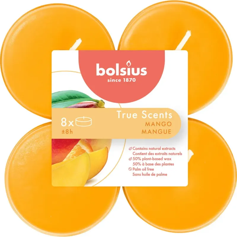 Bestseller True Scents - Maxi Lumini Profumati 8h (8 Pezzi),Mango