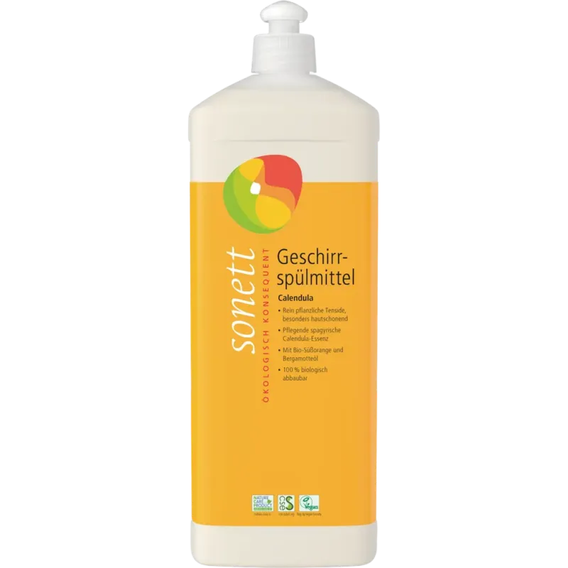 Detersivo Liquido per Stoviglie a Mano - Calendula,1 L Reso Gratuito