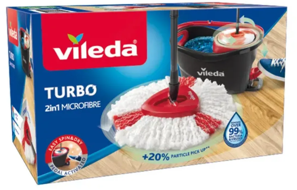 Esclusivo Set Completo Turbo 2in1 Easy Wring & Clean