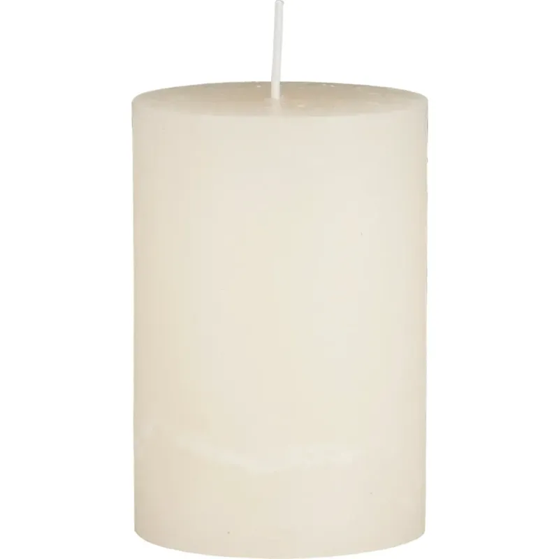 Spedizione Espresso Candela Rustica - Altezza 10 cm,Crema