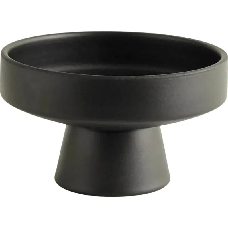 Popolare Coppa per Ikebana,Pitch black