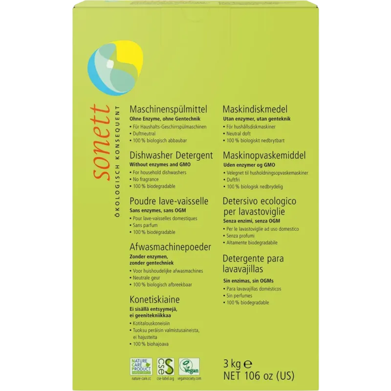 Ordina Subito Detersivo Ecologico per Lavastoviglie,3 kg