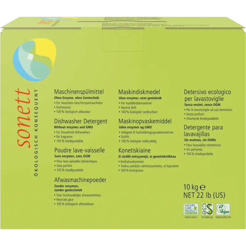 Detersivo Ecologico per Lavastoviglie,10 kg Offerta Del Giorno