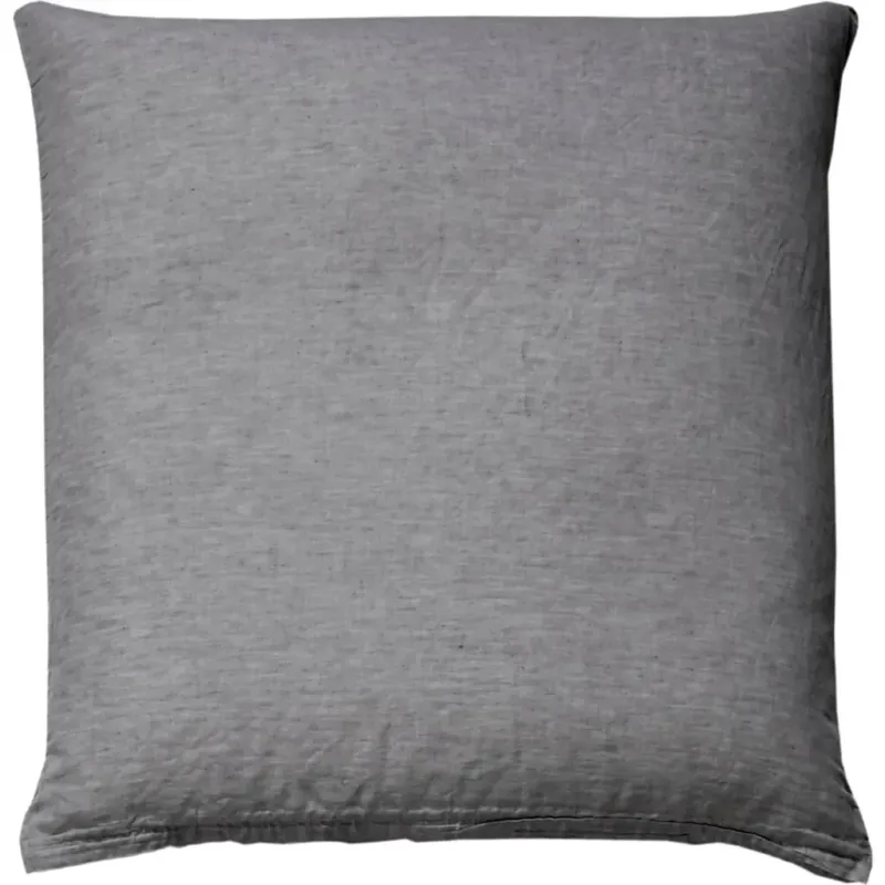 Offerta Limitata Copripiumino in Misto-Lino Breezee - Grigio Scuro,140 x 220 cm