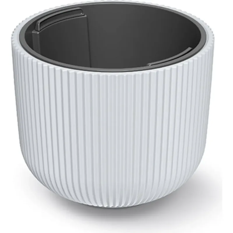 Vaso Milly Round con Inserto per Piante - Bianco,⌀ 23,9 cm Compra Online