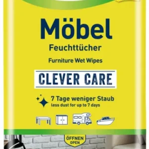 Clever Care - Salviette Umidificate per Mobili Popolare