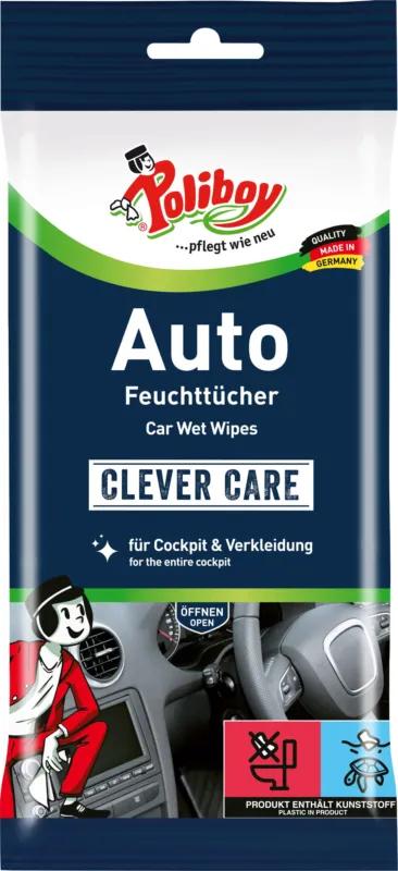 Clever Care - Salviette Umidificate per Auto Prezzo Scontato